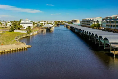Canal Park pavilion near the Gulf in Mexico Beach